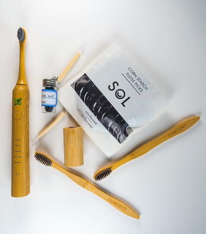 Maxdent Bamboo toothbrush 6 units