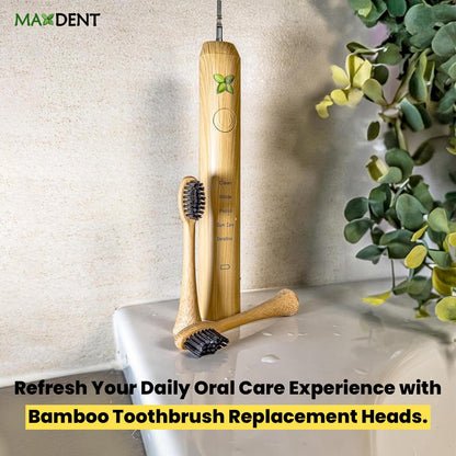 Bamboo Electric Toothbrush replacement heads sonicare compatible 4 pack