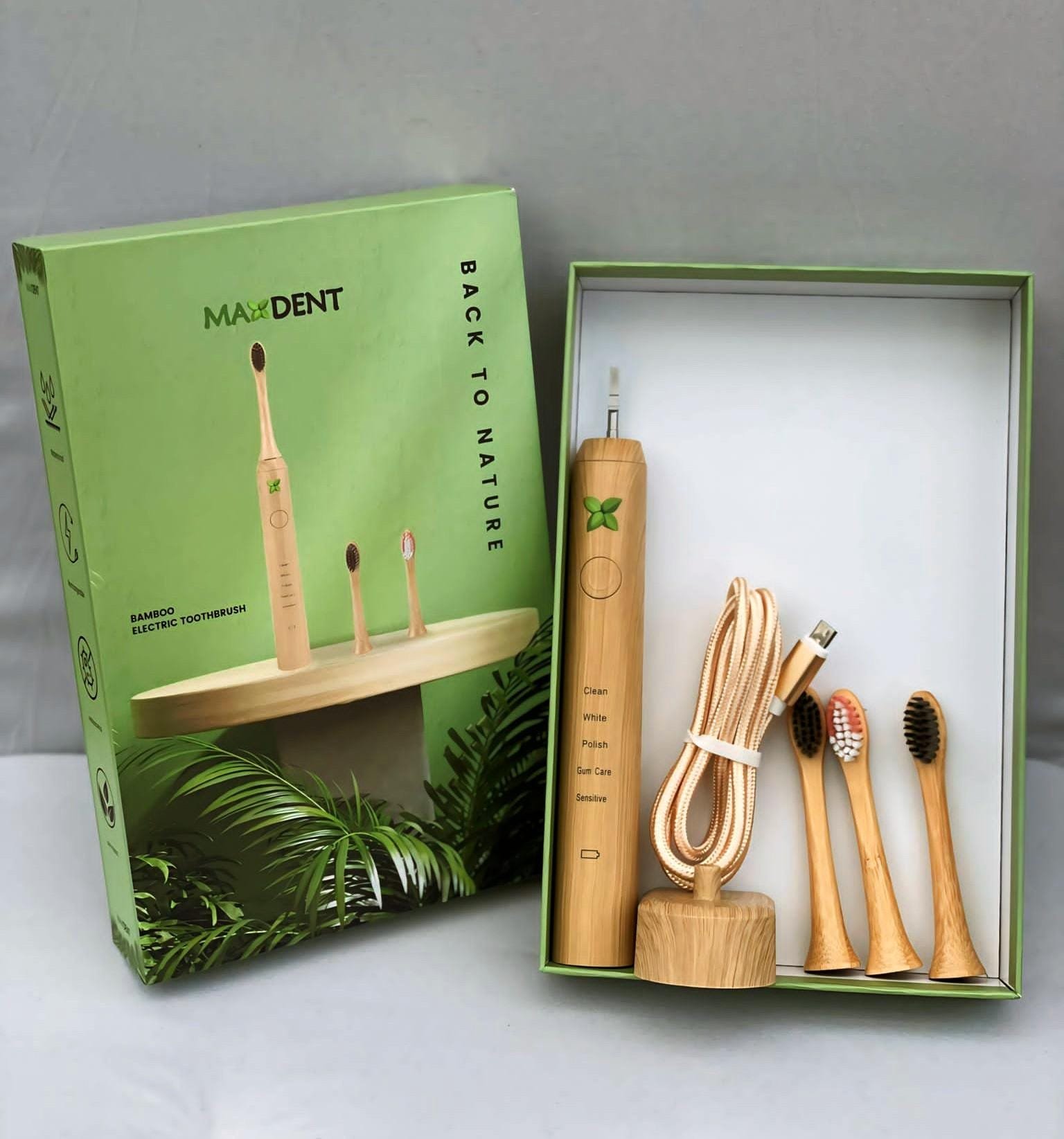  Back to Nature Bamboo Electric Toothbrush 