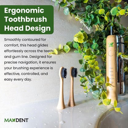 Bamboo Electric Toothbrush replacement heads sonicare compatible 4 pack