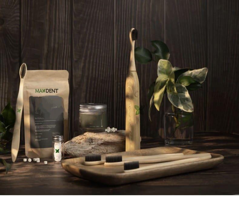 Maxdent Bamboo toothbrush 6 units