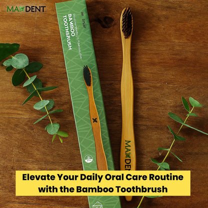 Maxdent Bamboo toothbrush 6 units