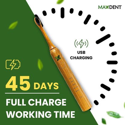  Back to Nature Bamboo Electric Toothbrush 